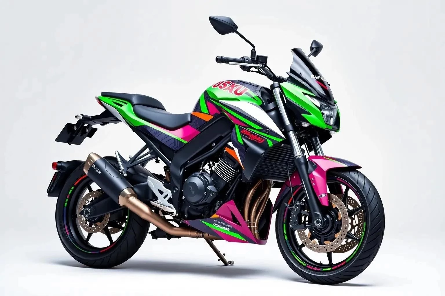 Classic Wrap Work on Bajaj Dominar: Elevating Style and Protection